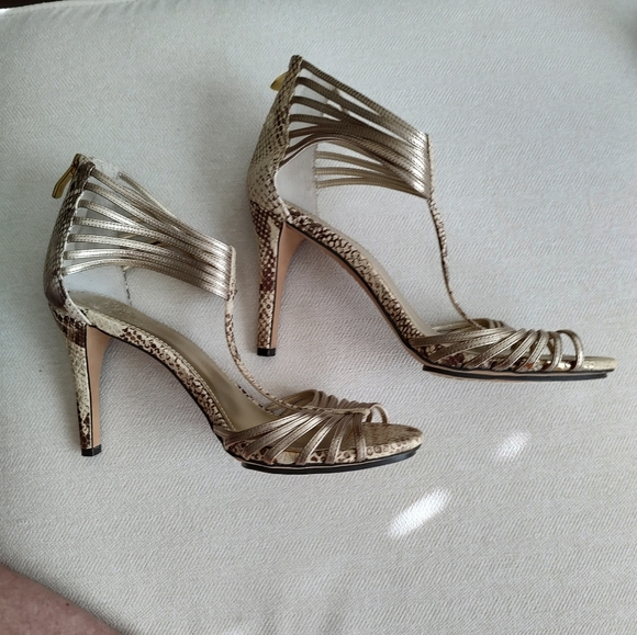 Vince Camuto Shoes - Vince Camuto Snake Print Heels